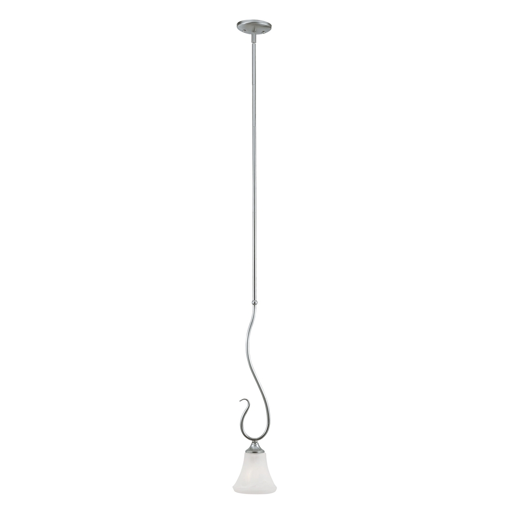 Thomas - Elipse 6&#39;&#39; Wide 1-Light Mini Pendant - Brushed Nickel