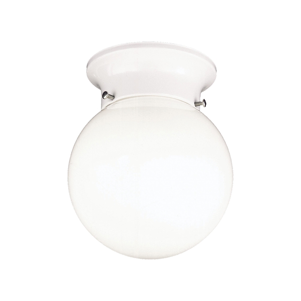 Thomas - Ceiling Essentials 6&#39;&#39; Wide 1-Light Flush Mount - White