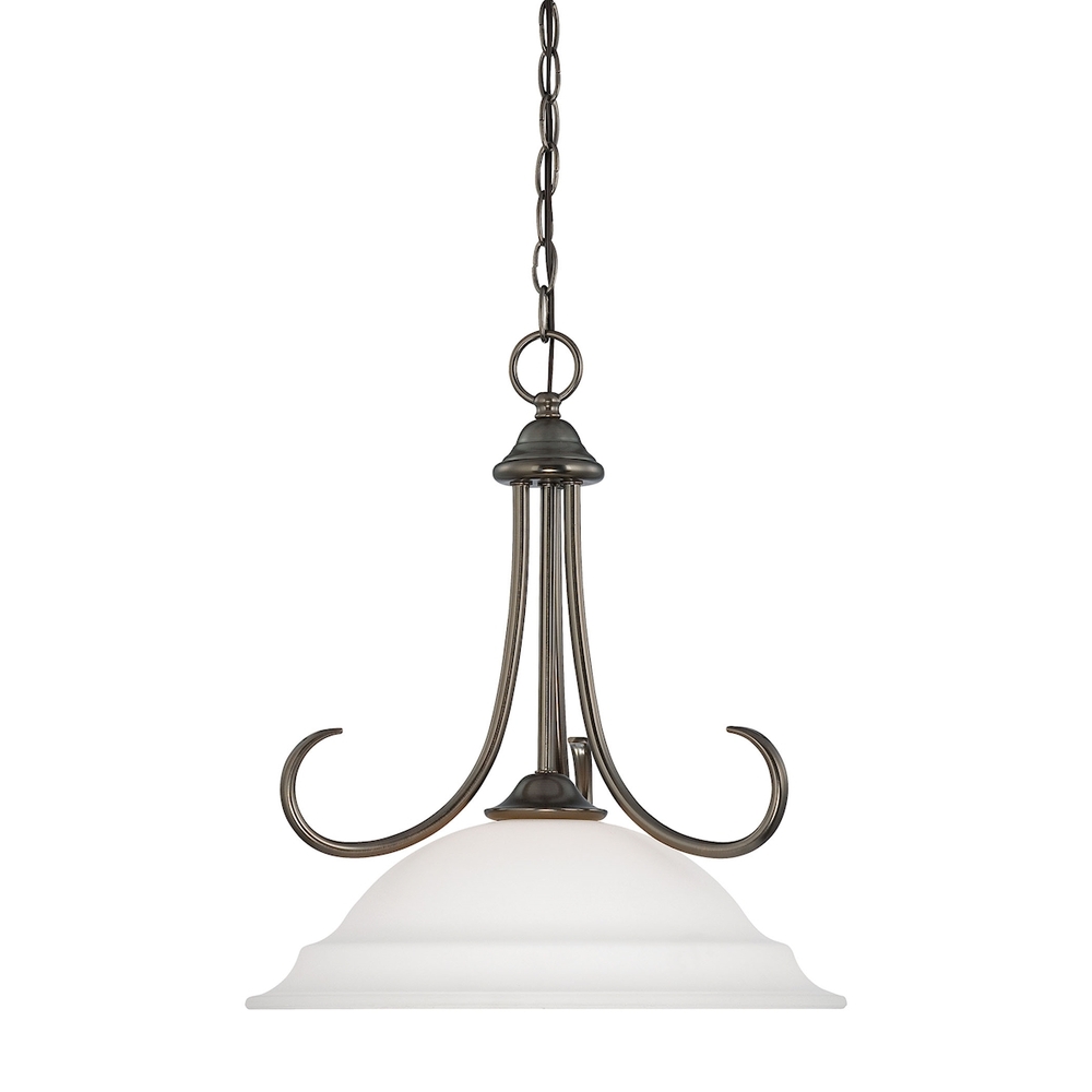 Thomas - Bella 16&#39;&#39; Wide 1-Light Pendant - Oiled Bronze