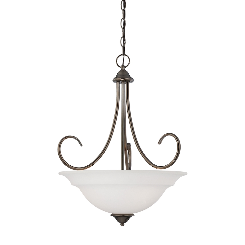 Thomas - Bella 20&#39;&#39; Wide 3-Light Pendant - Oiled Bronze