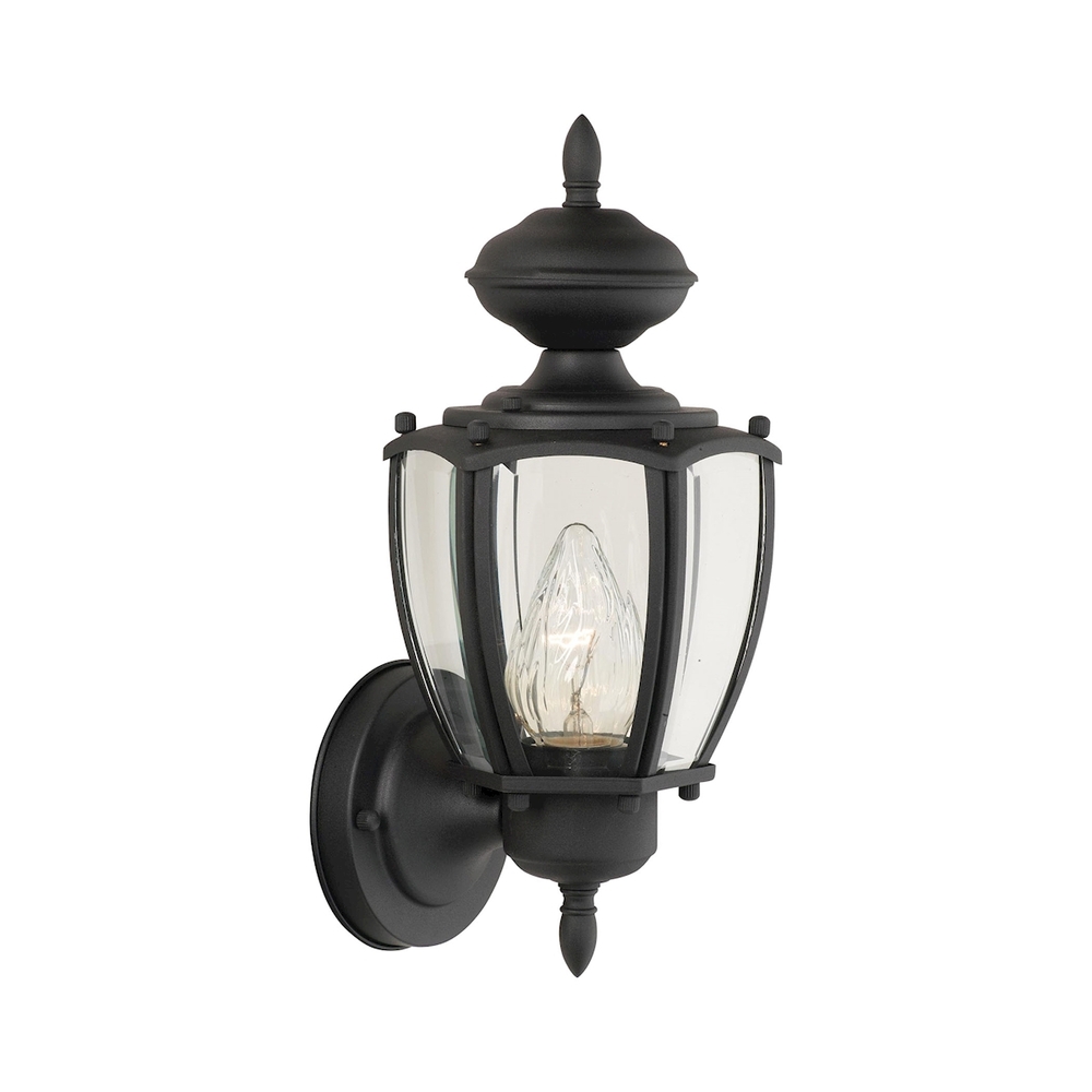 Thomas - Park Avenue 12&#39;&#39; High 1-Light Outdoor Sconce - Black