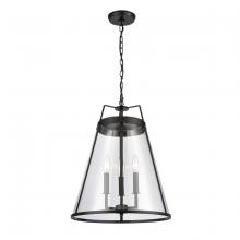 ELK Home 82275/3 - Judy 16'' Wide 3-Light Pendant - Matte Black